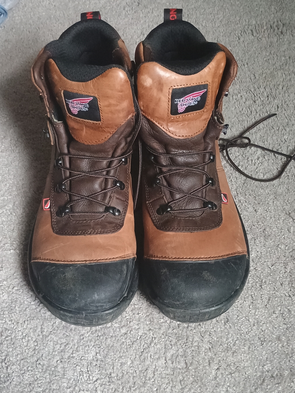Red Wing Steel Toe Boots USA Men's 11.5(E2) #2436